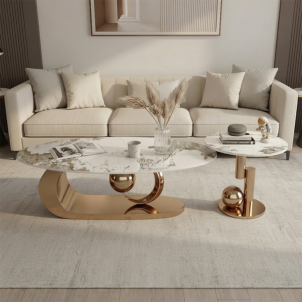 Luxury Marble Coffee Set - Image 2