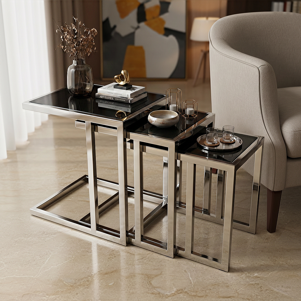 Nesting Silver Side Set - Image 2