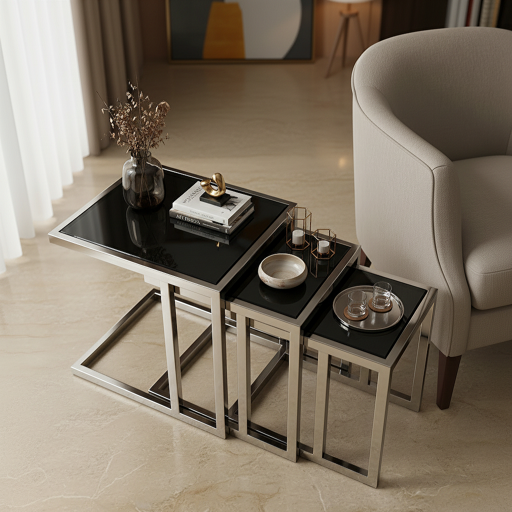 Nesting Silver Side Set - Image 3
