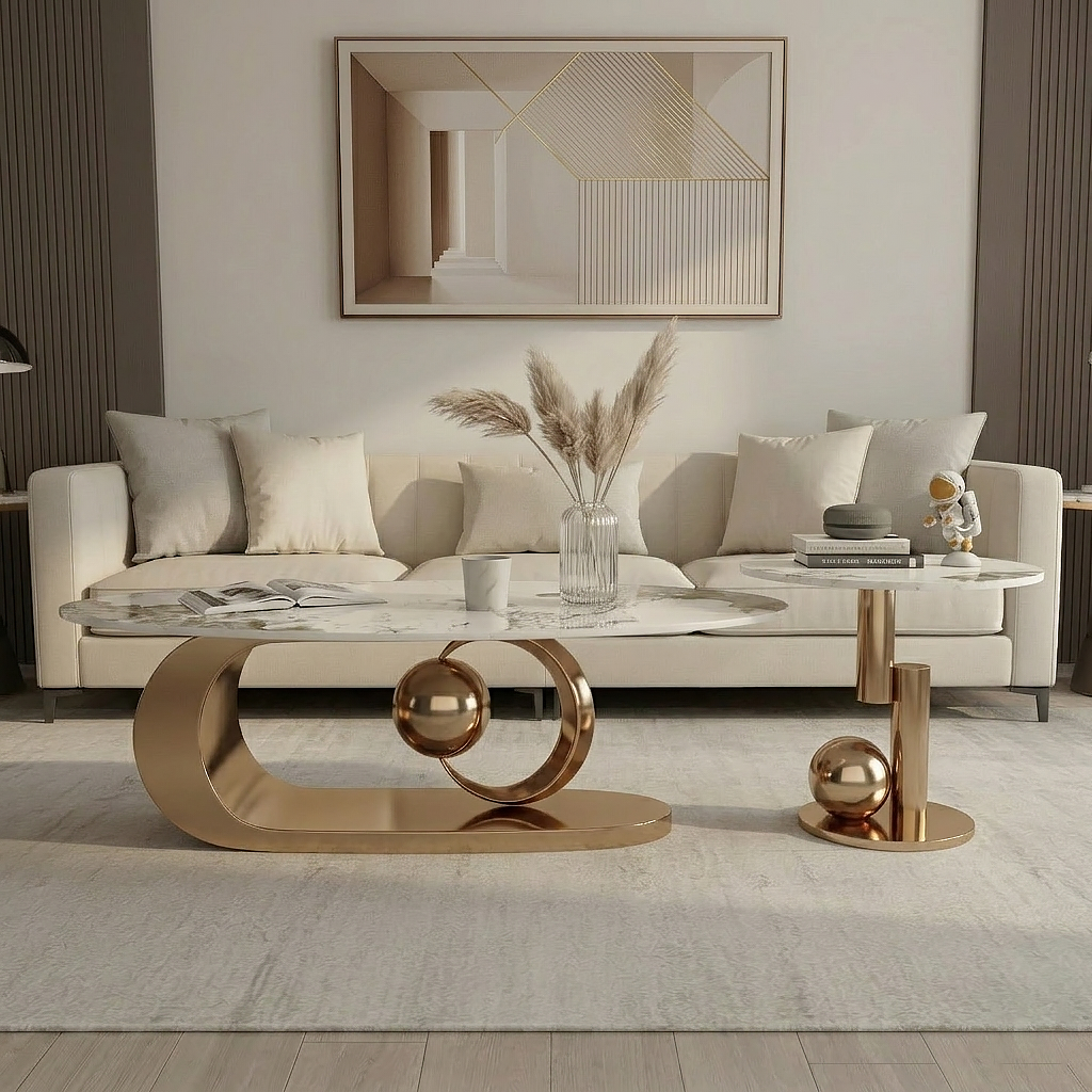 Luxury Marble Coffee Set - Image 3