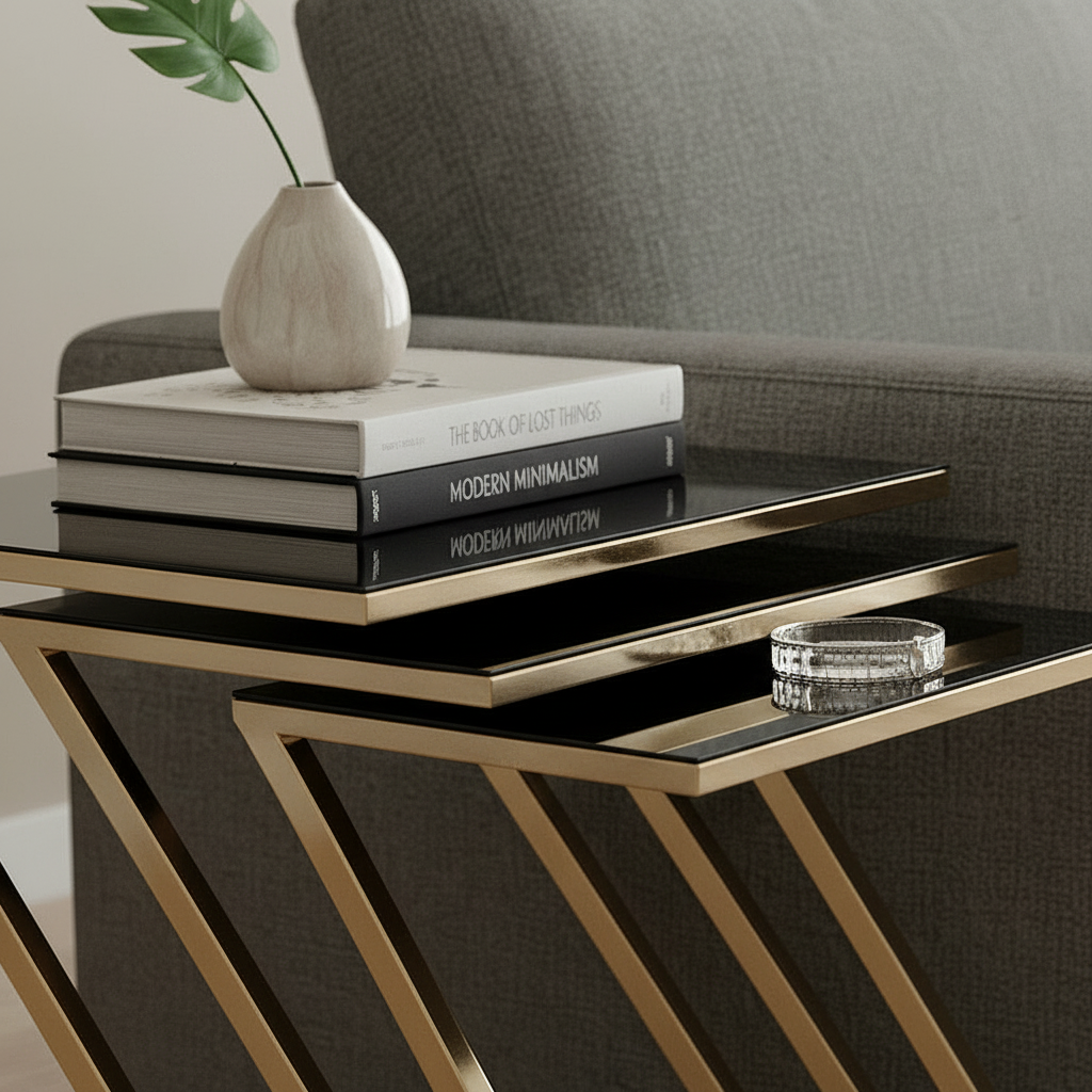 Nesting Z-Frame Gold Side Set - Image 4
