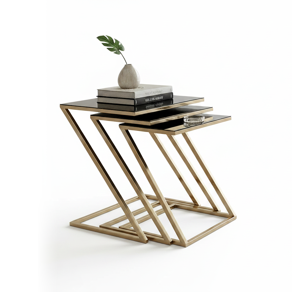 Nesting Z-Frame Gold Side Set - Image 6