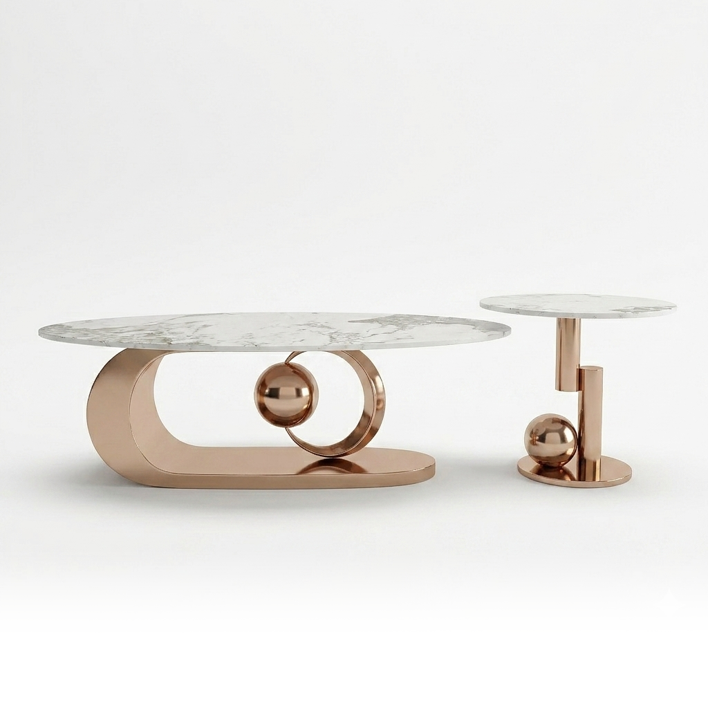 Luxury Marble Coffee Set - Image 7