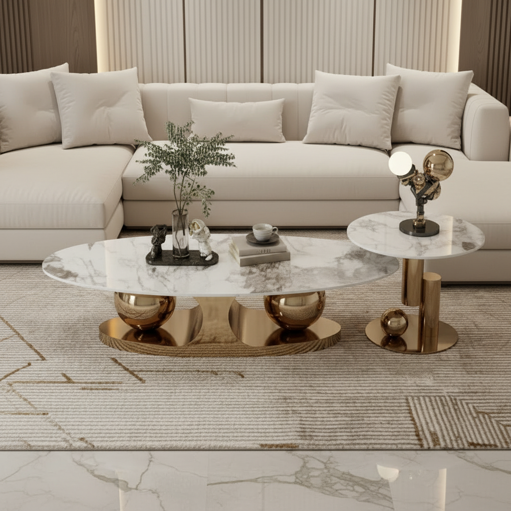 Elegant Gold Marble Set - Image 6
